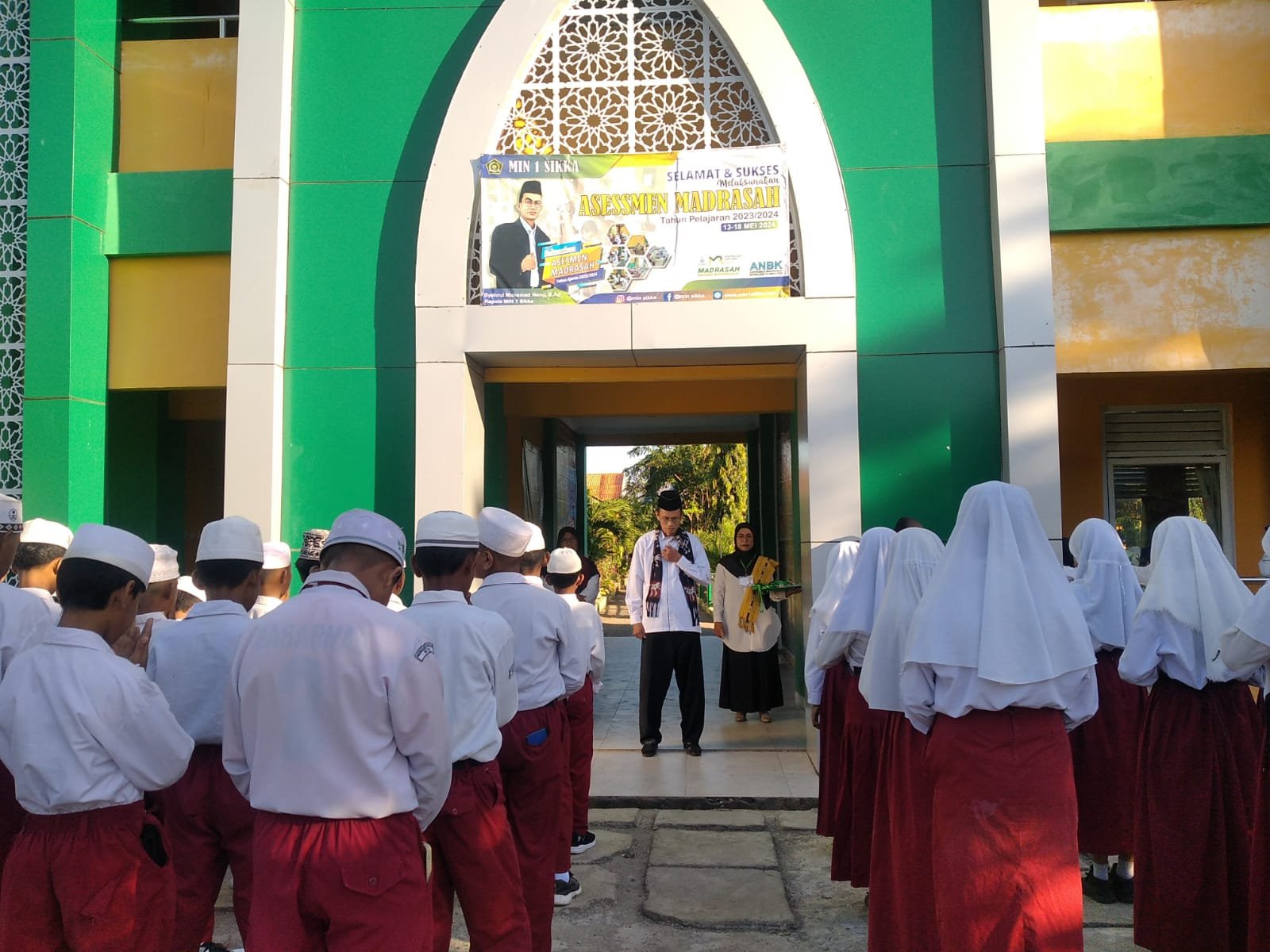 56 Orang Peserta Didik MIN 1 Sikka Ikut Gelar Asesmen Madrasah TP 2023-2024