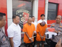 Kurang dari 24 Jam, Polres Mojokerto Kota Ringkus Dua Jambret