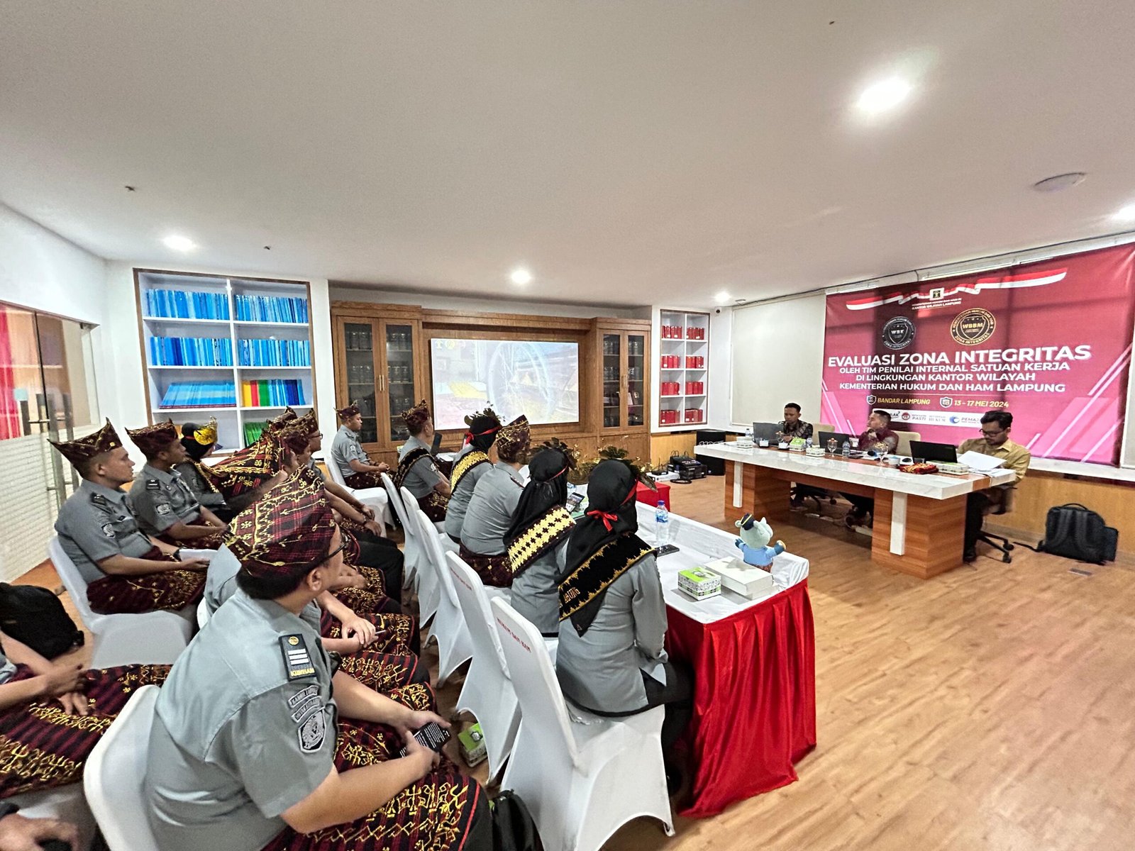 Progam Napasdapduk Rutan Kota Agung di Apresiasi Tim Penilai Internal Inspektorat Jenderal Kemenkumham RI