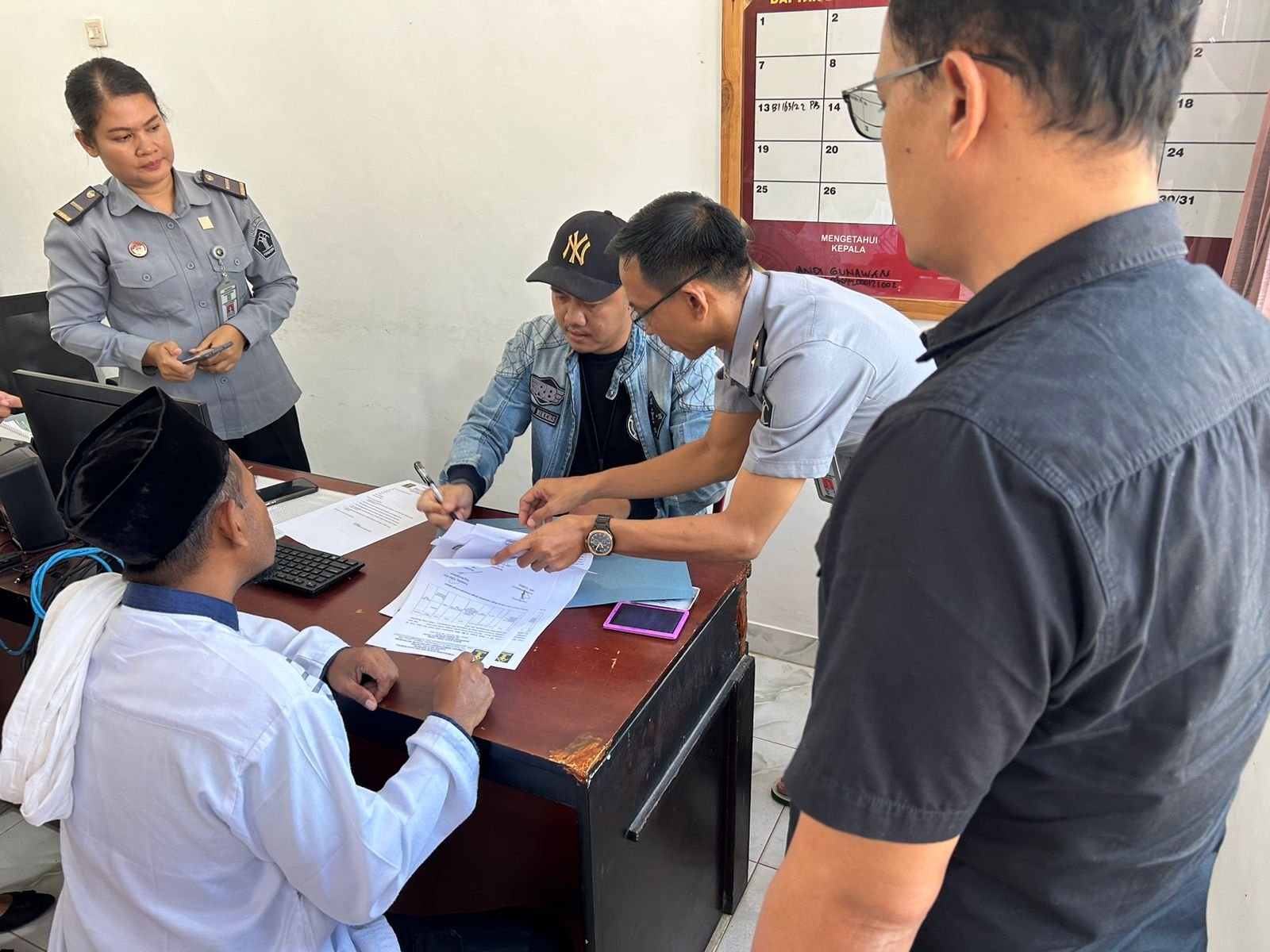 Lapas Kotaagung Bersama TNI, Polri, dan Densus 88 A/T Laksanakan Pembebasan Satu Narapidana Teroris