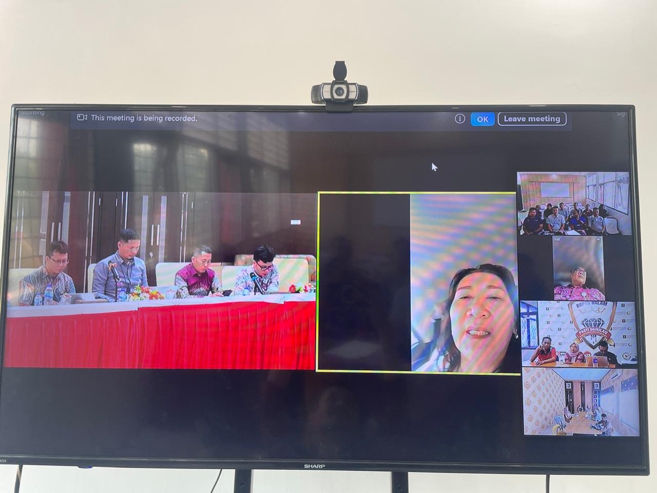 Lapas Kotaagung Lolos Penilaian TPI Dalam Exit Meeting Evaluasi Pembangunan ZI WBK Oleh Tim Itjen Kemenkumham