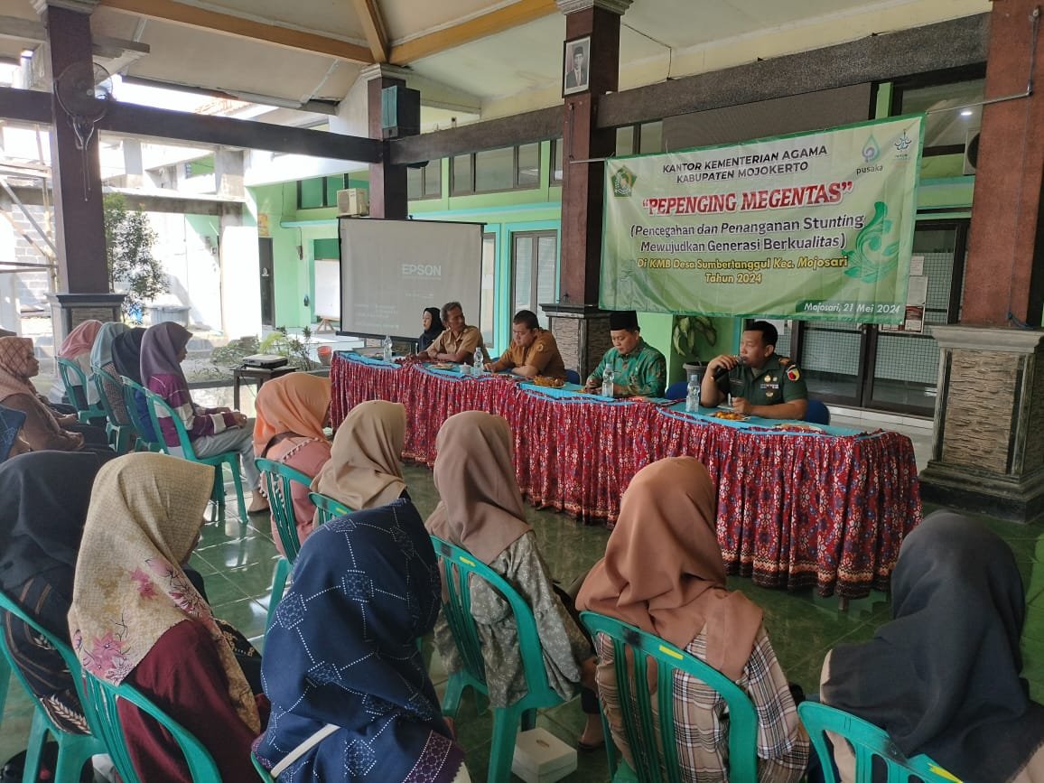 Cegah Stunting Demi Wujudkan Generasi Berkualitas, Koramil 0815/09 & KUA Mojosari Bersinergi