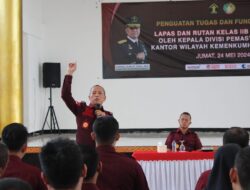 Kadivpas Lampung Sapa Warga Binaan dan Beri Penguatan Tusi bagi Pegawai Lapas dan Rutan Kotaagung