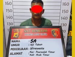 Cabuli Anak Kandung, Seorang Ayah Warga Peureulak Timur Diamankan ke Polres Aceh Timur