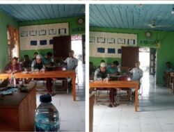 Warga Desa Tebing Tinggi Mediasi Tentang Permasalahan Sengketa Lahan Dengan PT. PMB