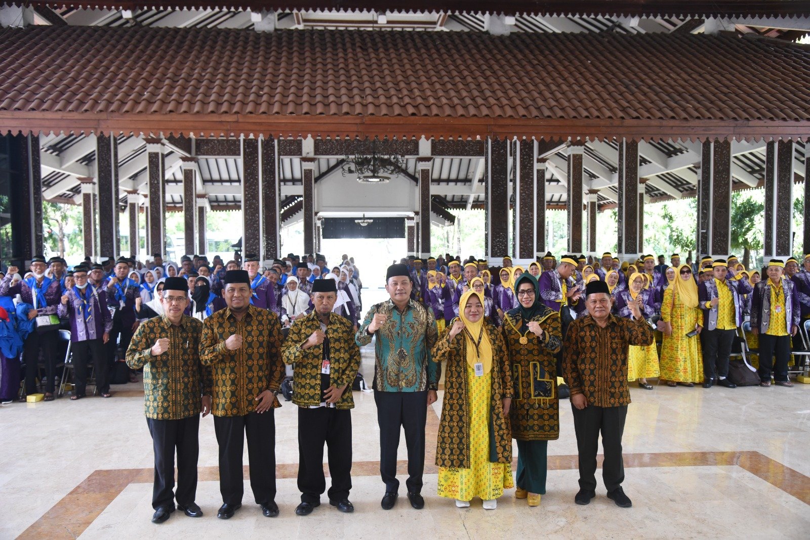 CJH Kloter 60, Kloter Perdana yang Berangkat dari Pendopo Kabupaten Sidoarjo