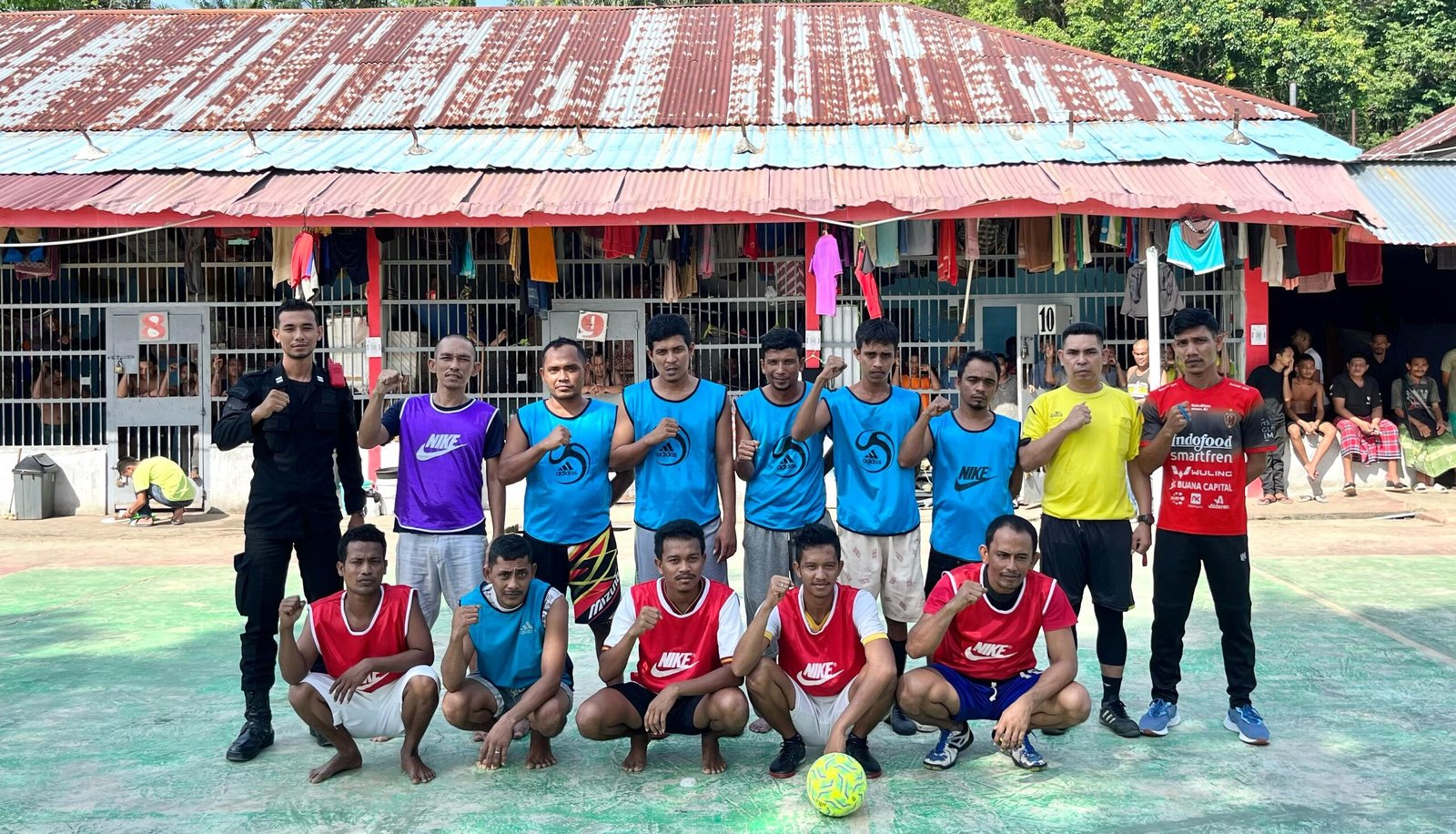 Kalapas Idi Buka Turnamen Futsal Antar Warga Binaan