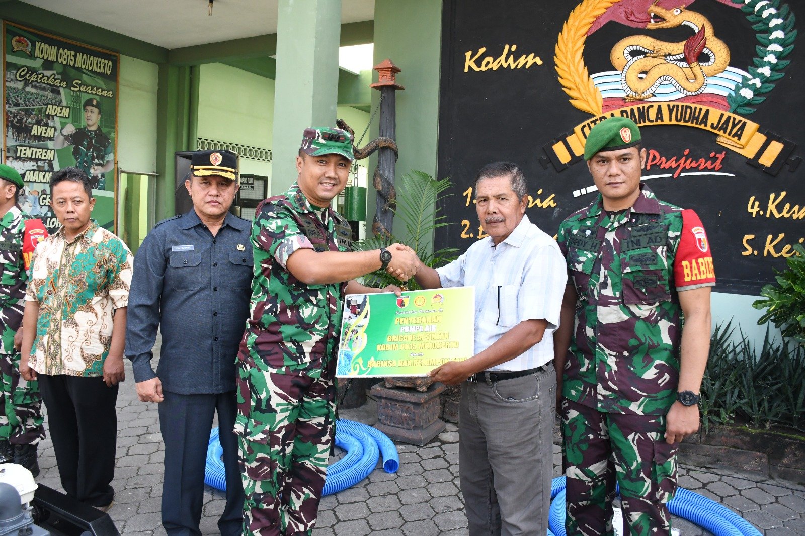 Brigade Alsintan, Kodim 0815 Siap Tingkatkan Produksi Pertanian Wilayah Mojokerto Raya