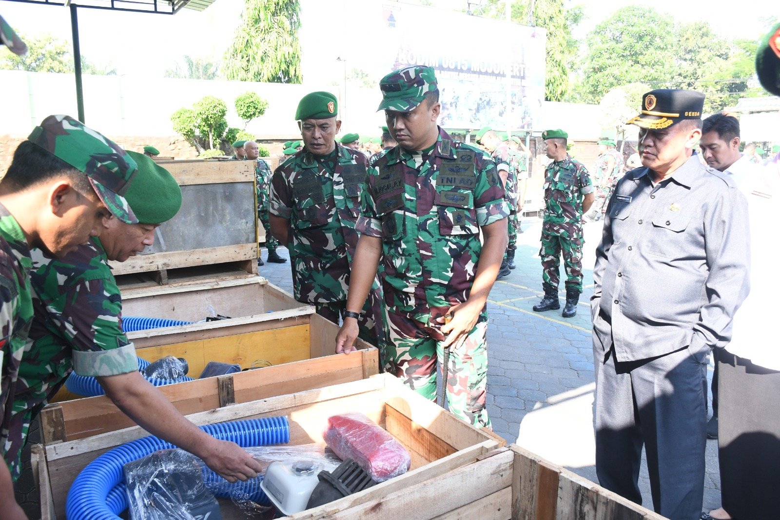 Brigade Alsintan, Kodim 0815 Siap Tingkatkan Produksi Pertanian Wilayah Mojokerto Raya