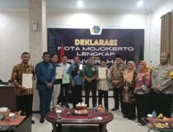 Menteri ATR/BPN Deklarasikan Kota Mojokerto Lengkap