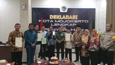 Menteri ATR/BPN Deklarasikan Kota Mojokerto Lengkap