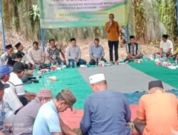 Wabub Batang Hari Hadiri Replanting Kebun Sawit KUD Sumber Rezki Desa Bukit Harapan