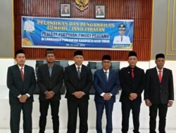 Penjabat (Pj) Bupati Aceh Timur, Ir. Mahyuddin, M.Si melantik sejumlah pejabat jabatan pimpinan tinggi pratamadi lingkungan Pemerintah Aceh Timur