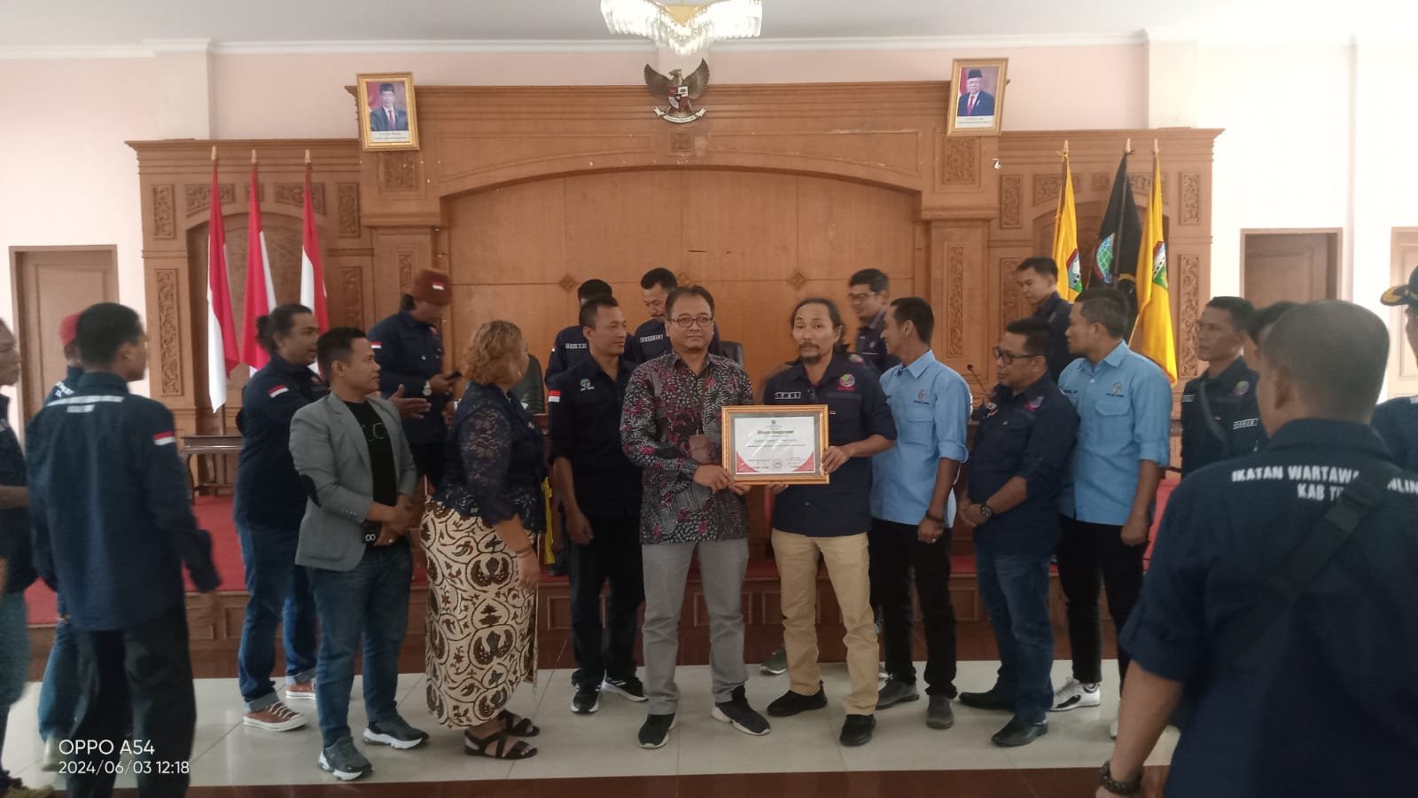 Pengurus IWO (Ikatan wartawan onlineKab.Tebo Prop,jambi Periode 2024 - 2029 Resmi Dilantik