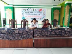 Sosialisasi SPJ Bosreg Tahap I KKMA Kabupaten Lumajang Wilker Utara