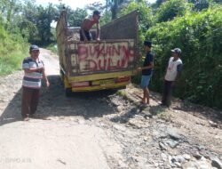 Bentuk Kerja Nyata Perbaiki Jalan Tiyuh Penumangan Selalu Berbuah Manis