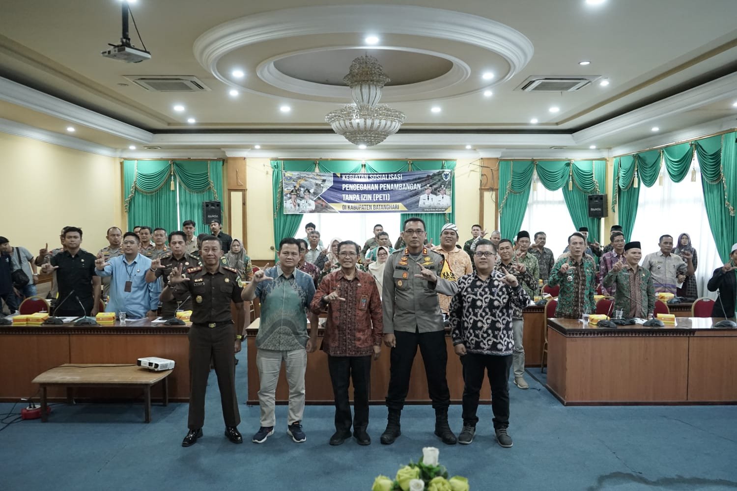 Pemkab BatangHari Gelar Sosialisasi Demi Mengurangi Maraknya Kegiatan PETI