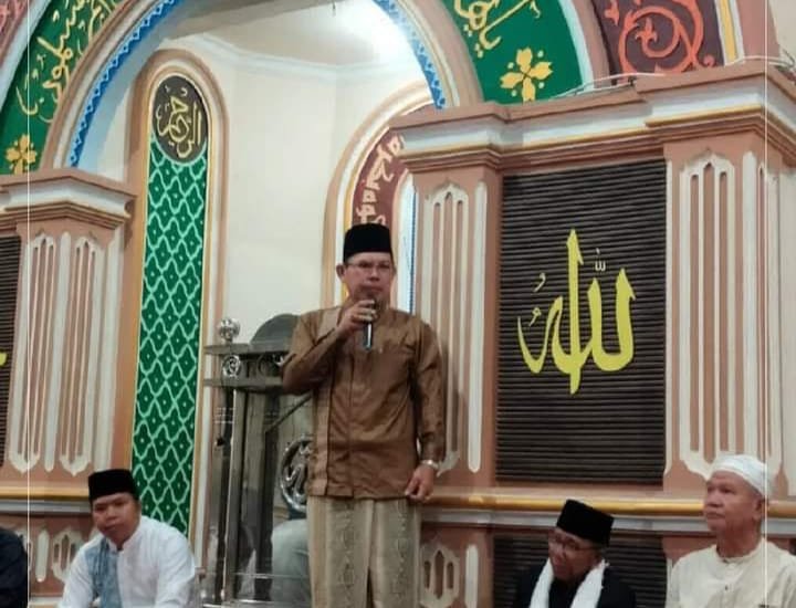 Pemkot Hadiri Safari Ramadhan di Masjid Darussalam Desa Srimenanti