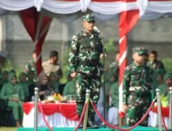 Danrem 042/Gapu Pimpin Upacara penutupan TMMD