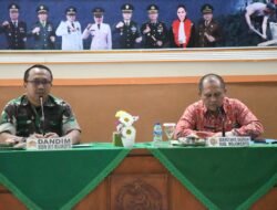 Kodim 0815 Bareng Pemkab Mojokerto Gelar Rakor Persiapan TMMD Ke-121 Tahun 2024