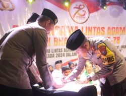 Berharap Pilkada Damai, Polres Mojokerto Adakan Doa Bersama Lintas Agama