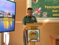 Cegah Bahaya Narkoba, Kodim 0815/Mojokerto Gelar P4GN Semester I TA 2024