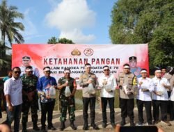 Peringati Hari Bhayangkara ke-78, Polda Lampung Tanam Ribuan Pohon dan Tabur Ribuan Benih Ikan