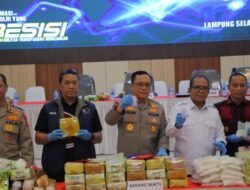 Direktorat Reserse Narkoba Polda Lampung, Ungkap Empat Jaringan