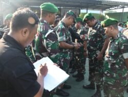 Sidak Handphone Prajurit & PNS, Dandim 0815/Mojokerto Pastikan Tidak Ada Anggota Terlibat Judi Online
