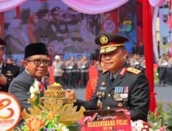Kapolda Pimpin Upacara Hari Bhayangkara Ke-78 Di Mapolda Lampung
