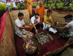 Pj Wali Kota Mojokerto Apresiasi Peletakan Batu Pertama Pembangunan Wihara Buddhayana