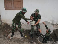 Pra TMMD Reguler 121 Kodim 0815/Mojokerto Bangun 16 Unit Jamban Sehat