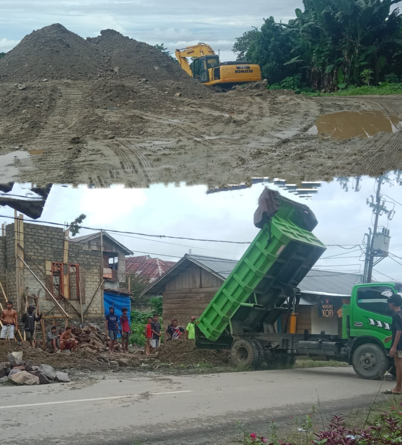 Direktur PT. CSK Diduga Jual Material Proyek Multiyears Pasar Babang yang Belum Selesai Dikerjakan