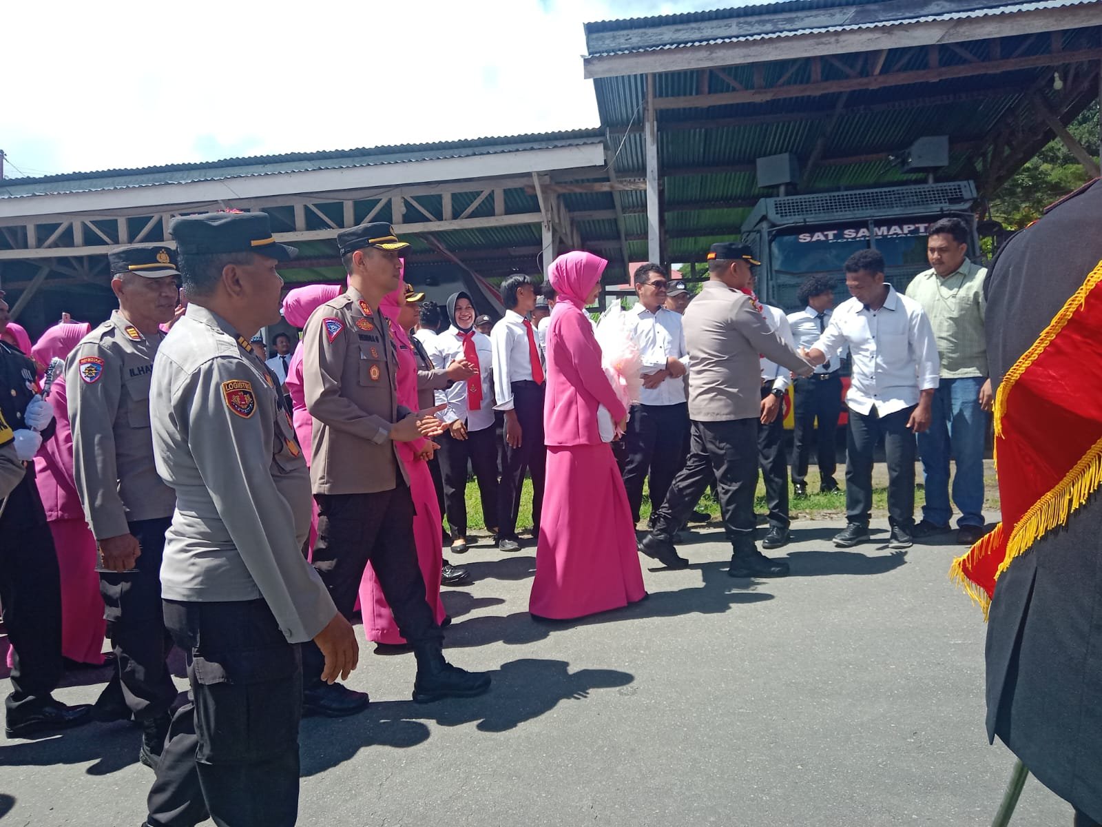 Pisah Sambut Kapolres Lama dan Baru di Halsel