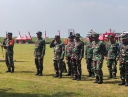 Apel Pengecekan Awal Personel Satgas TMMD Reguler Ke-121, Begini Arahan Dandim 0815/Mojokerto Selaku Dansatgas