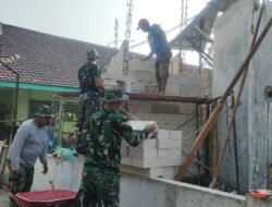 TMMD Reguler 121 Mojokerto Rehab Mushola Dusun Bandung Kulon