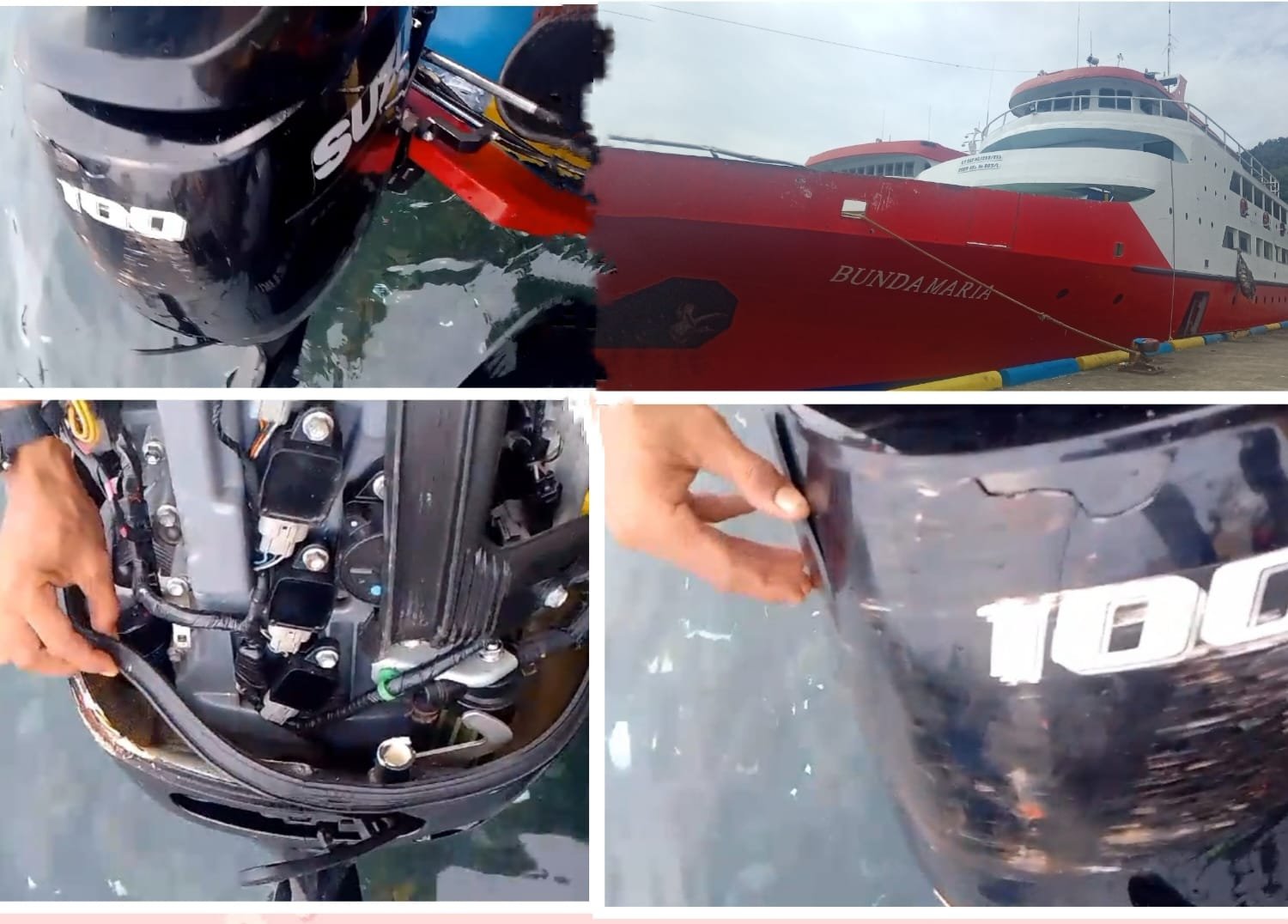 Kep BUNDA MARIA Didesak Ganti Rugi 2 Mesin Speedbot 150 PK Rusak Usai Menabraknya