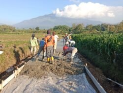 Dapat Pokir Rp 450 Juta, Pemdes Warugunung Rabat Beton JUT