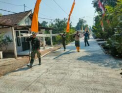 TMMD Reguler Ke-121 Mojokerto, Libur Akhir Pekan Satgas Terus Berkarya