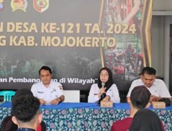 Bentengi Bahaya Narkoba, TMMD Ke-121 Bareng BNN Kota Mojokerto Bekali Penyuluhan Generasi Muda Desa Bandung