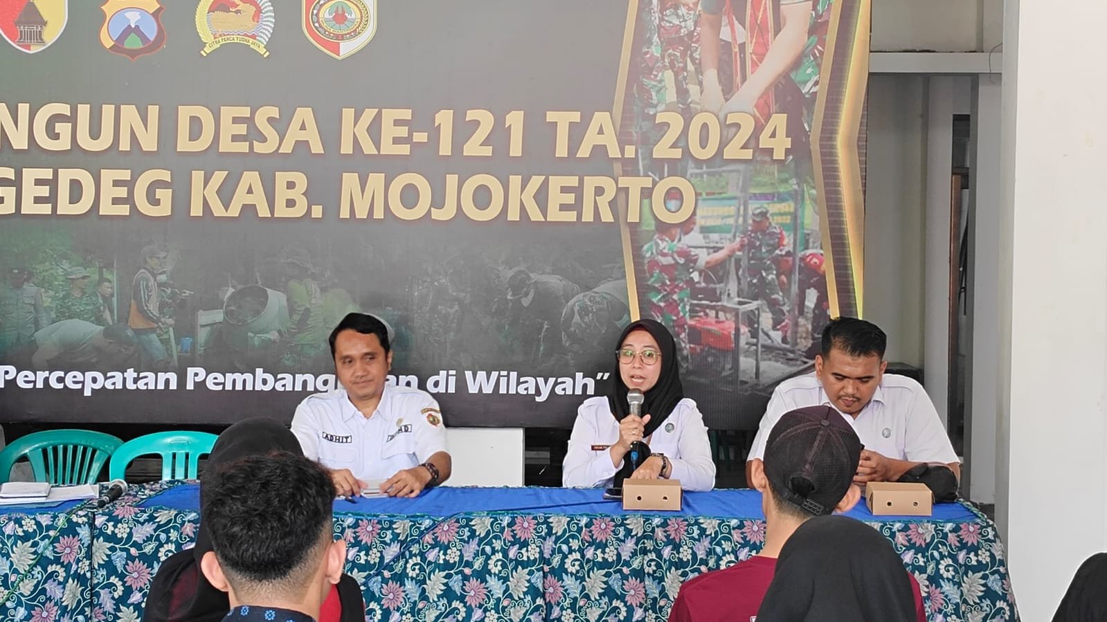 Bentengi Bahaya Narkoba, TMMD Ke-121 Bareng BNN Kota Mojokerto Bekali Penyuluhan Generasi Muda Desa Bandung