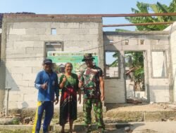 Kebahagiaan Ibu Inama, Warga Penerima Bantuan Program Renovasi Rutilahu TMMD 121 Mojokerto