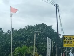 Kapolda Malut Diminta Ganti Bendera Merah Putih Kusam Dan Sobek Di Polsek Bacan Timur