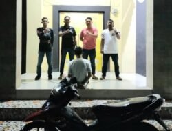 Kanit Serse Polsek Wonosobo dan anggota, Dibantu Warga Tangkap Pelaku Curanmor