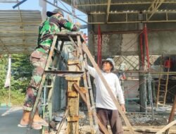 Rehab Mushola Al Barokah, Satgas TMMD 121 Mojokerto Tuai Pujian Warga