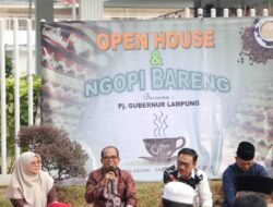 Pj. Gubernur Samsudin Gelar Silaturahmi dan Ngopi Bersama Masyarakat Seputaran Mahan Agung