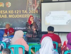 Sasaran Non Fisik TMMD 121 Mojokerto, RSUD Haji Provinsi Jatim Kampanyekan Stunting, Edukasi Para Ibu di Desa Bandung