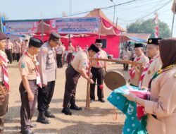 Jelang Hari Pramuka Nasional Ke-63, Danramil Mojosari Buka Loka Galang Tahun 2024