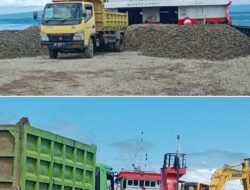 Kementrian Perhub Laut Tegaskan Pemuatan Material PT. TBA di Pantai Tuwokona Tanpa Ijin