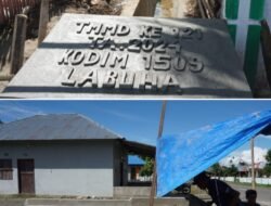 Desa Tokaka Finish, Satgas TMMD Ke 121 Kodim 1509/Labuha Ucapkan Terimakasih